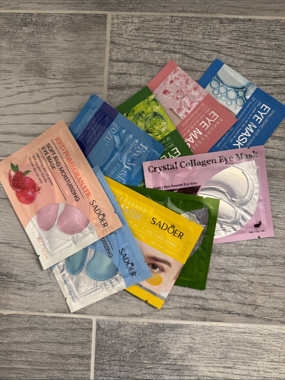 Assorted Hydrating Eye Masks